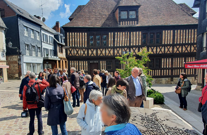 Visite du centre bourg d'Orbec